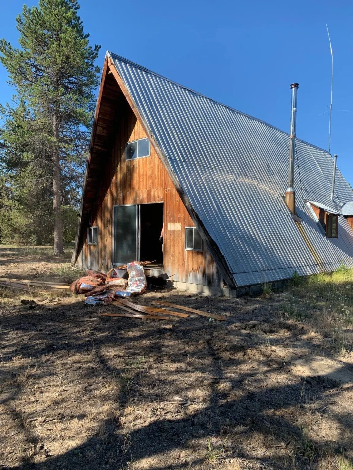 Before — A-Frame Cabin Remodel